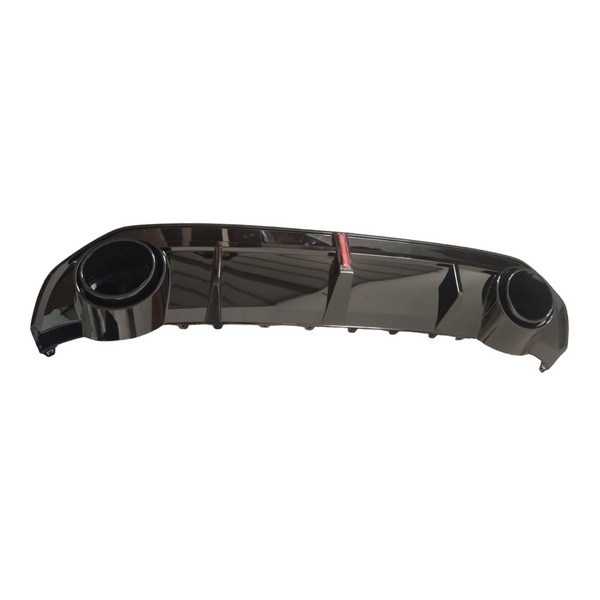 A3 - 8Y/8YS: Gloss Black RS3 Style LED Diffuser with Black Exhaust Tips 21-24
