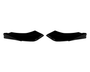 1 Series - F20/F21 Facelift: Gloss Black Rear Canards 15-19