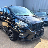 Ford Transit Custom MK1: Gloss Black Raptor Style Front Grill 18-23