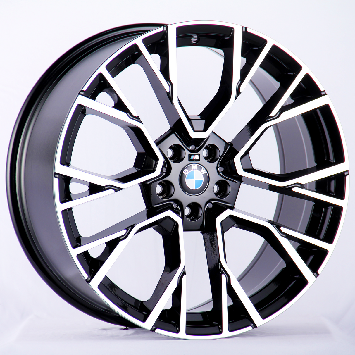 X5 - G05: 22" Diamond Cut Black M Performance Alloy Wheels 19+