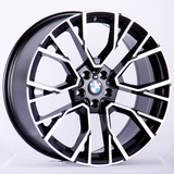 X5 - G05: 22" Diamond Cut Black 809M Style Alloy Wheels 19+