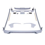 Transporter - T6 SWB: Primed Splitter Side Skirt Rear Bumper Spoiler 15-19