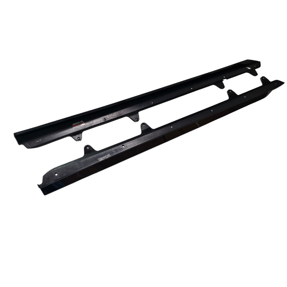 5 Series - G60: Gloss Black Side Skirts V2 Style 24+