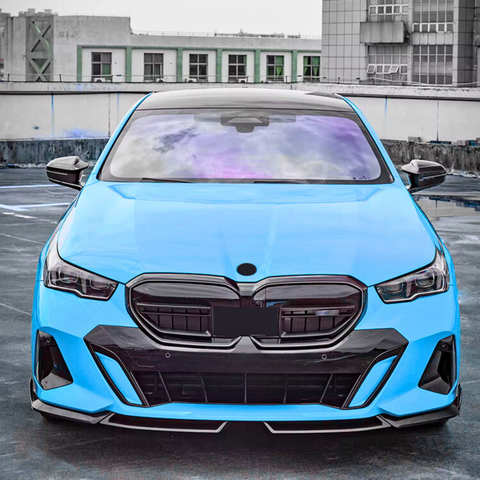 5 Series - G60: Gloss Black Front Splitter V1 Style 24+