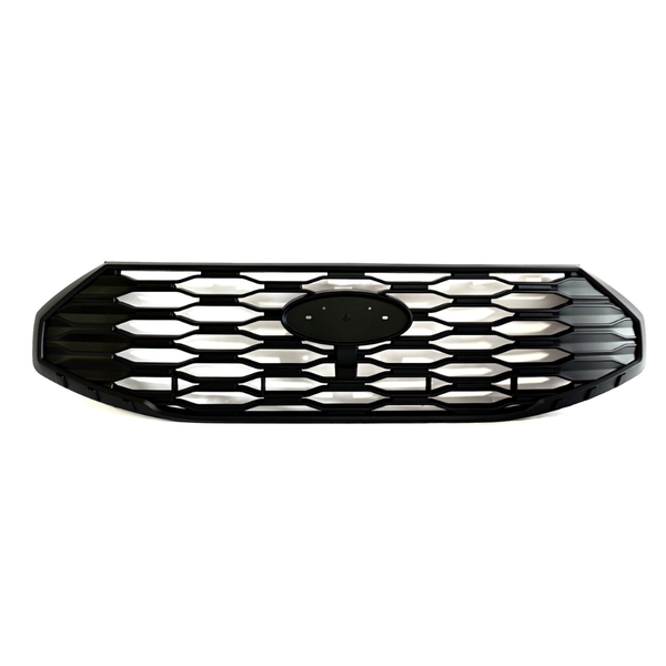 Ford Transit Custom MK2: Matt Black Honeycomb Grill 24+