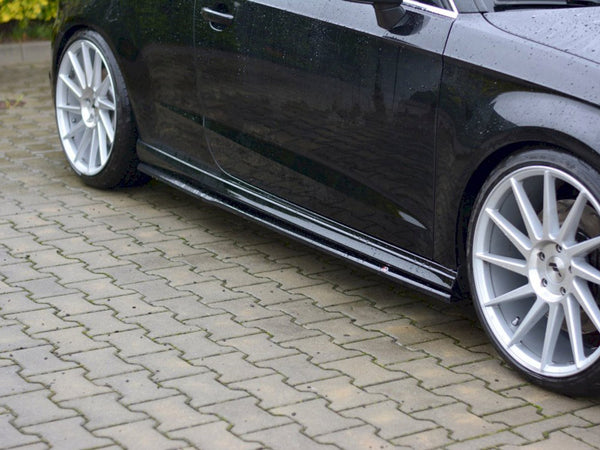 Audi - S3 / A3 S Line 8V / 8V Facelift Hatchback: Maxton Side Skirts