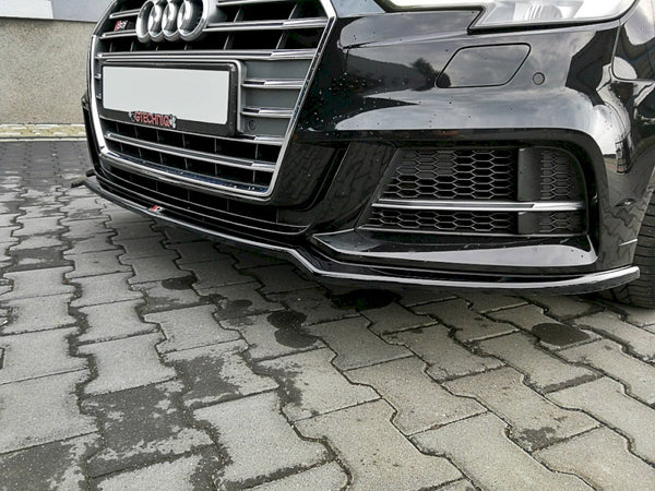 Audi - S3 / A3 S Line 8V Facelift Sedan: Maxton Front Splitter V2