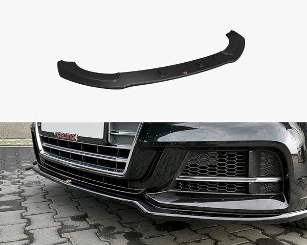 Audi - S3 / A3 S Line 8V Facelift Sedan: Maxton Front Splitter V2