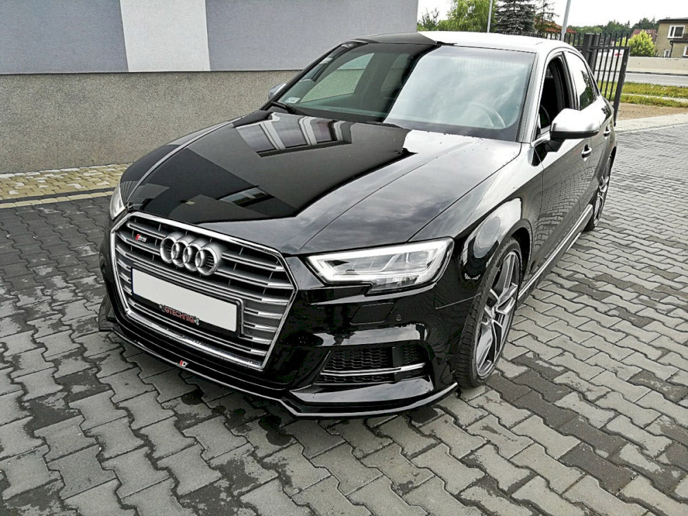 Audi - S3 / A3 S Line 8V Facelift Sedan: Maxton Front Splitter V2