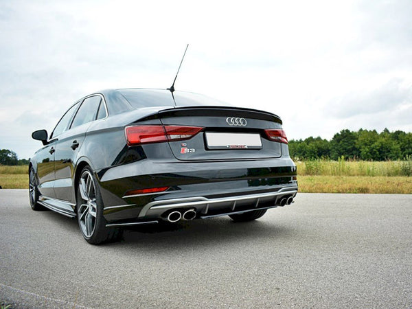 Audi - S3 8V Facelift Sedan (2017-): Maxton Central Rear Splitter