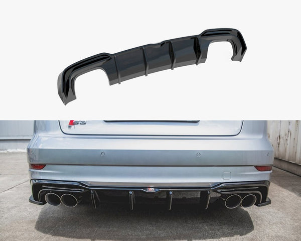 Audi - S3 Sedan 8V Facelift (2016-2020): Maxton Rear Diffuser
