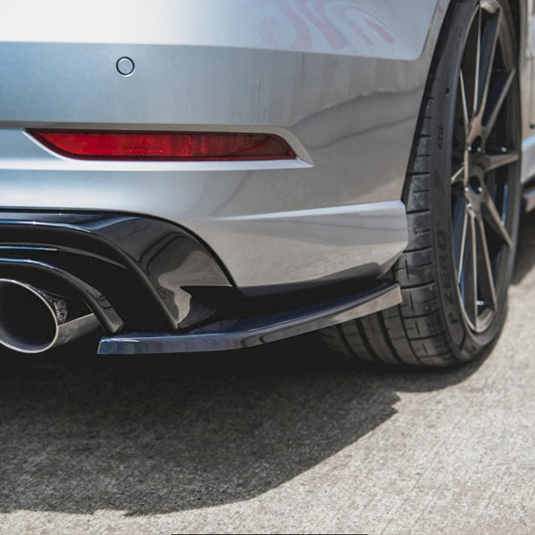 Audi - S3 Sedan 8V Facelift (2016-2020): Maxton Rear Side Splitters V2