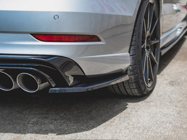 Audi - S3 Sedan 8V Facelift (2016-2020): Maxton Rear Side Splitters V2