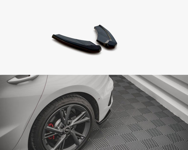 Audi - S3 Sportback 8Y: Maxton Rear Side Splitters V1