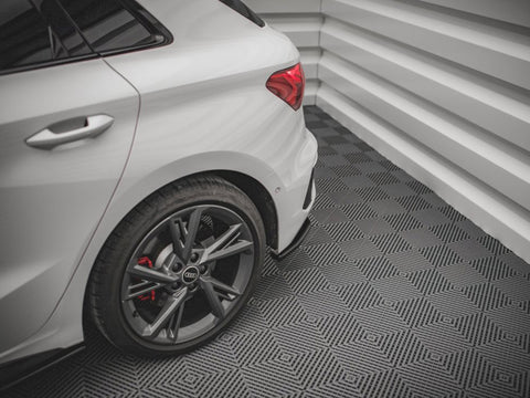 Audi - S3 Sportback 8Y: Maxton Rear Side Splitters V1