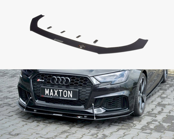 Audi - RS3 Sportback 8V Facelift: Maxton Front Racing Splitter V1