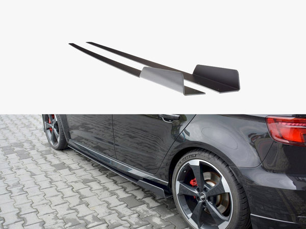 Audi - RS3 8V Facelift Sportback (2017-20): Maxton Racing Side Skirts V2