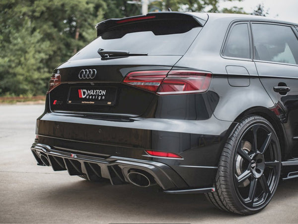 Audi - RS3 8V Sportback Facelift (2017-UP): Maxton Rear Side Splitters V2