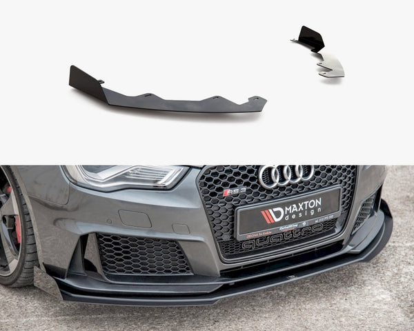 Audi - RS3 8V Sportback: Maxton Front Splitter Flaps