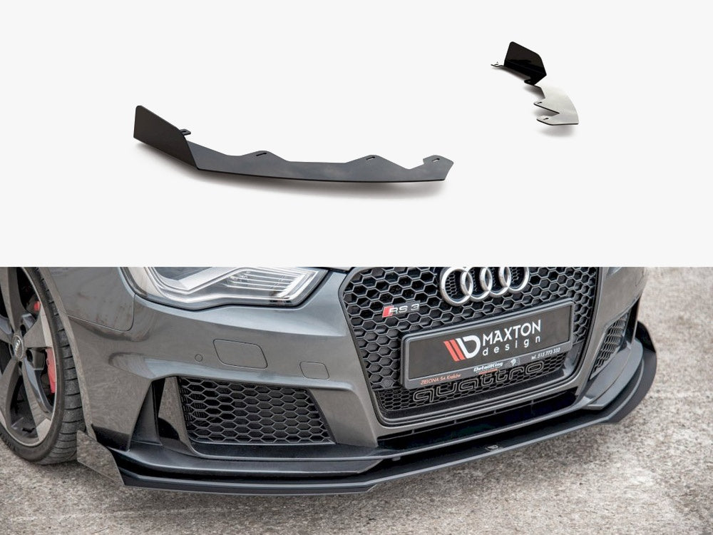 Audi - RS3 8V Sportback: Maxton Front Splitter Flaps