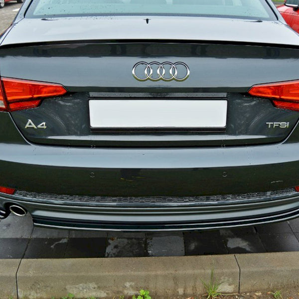 Audi - A4 B9 S Line Sedan: Maxton Rear Splitter