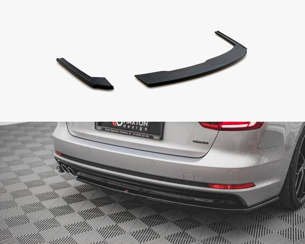 Audi - A4 S Line B9: Maxton Rear Side Splitters V2