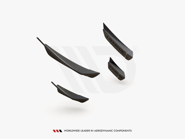 VW - Polo GTI MK6: Maxton Front Bumper Wings (Canards)