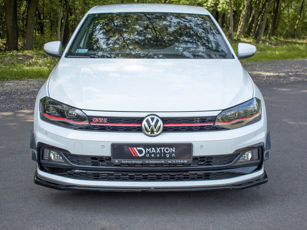 VW - Polo GTI MK6: Maxton Front Bumper Wings (Canards)