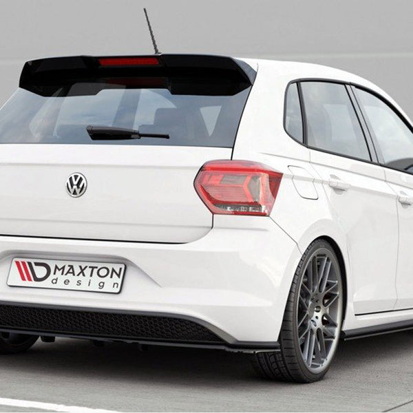 VW - Polo GTI / R Line MK6: Maxton Rear Splitter (Vertical Bars)