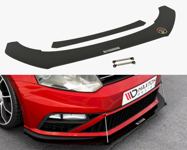 VW - Polo GTI MK5 Facelift: Maxton Front Racing Splitter
