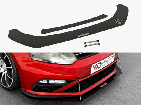VW - Polo GTI MK5 Facelift: Maxton Front Racing Splitter