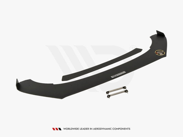 VW - Polo GTI MK5 Facelift: Maxton Front Racing Splitter (with wings)