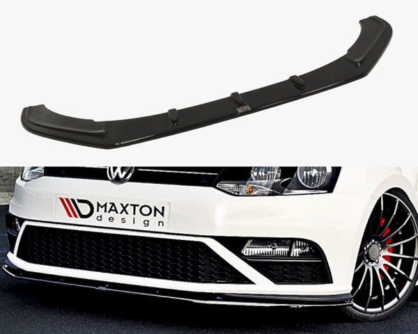 VW - Polo GTI MK5 Facelift: Maxton Front Splitter V1