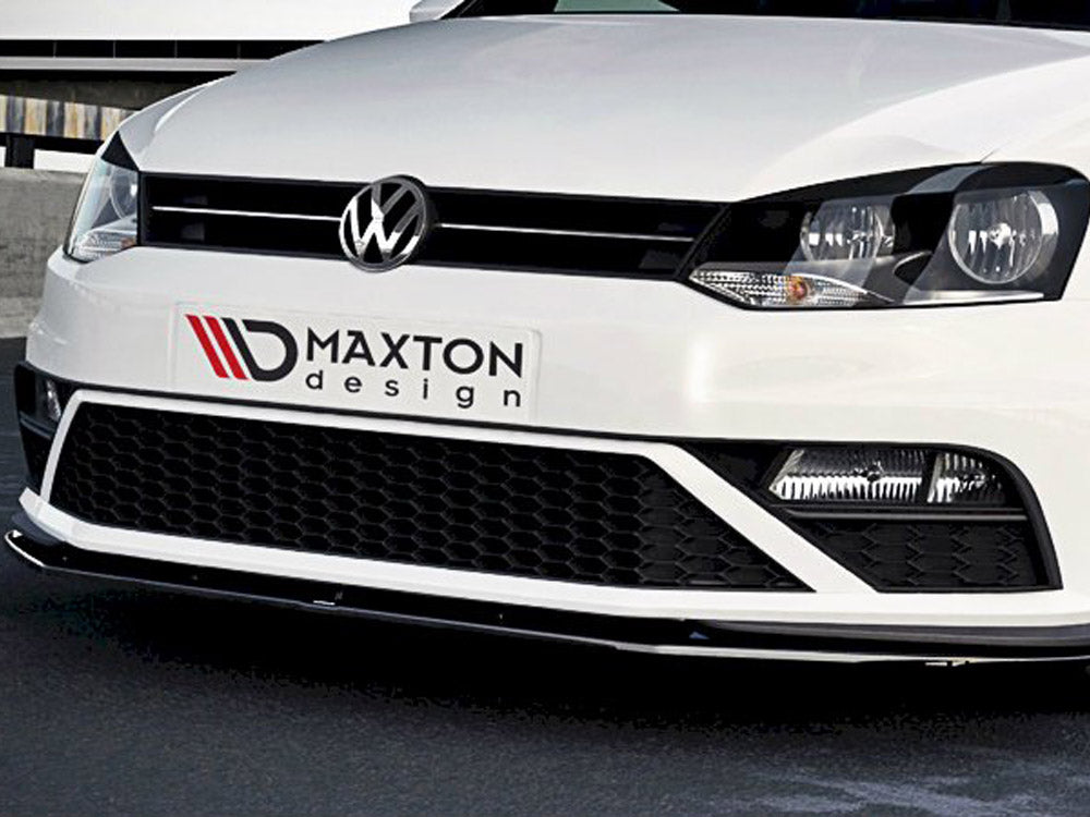 VW - Polo GTI MK5 Facelift: Maxton Front Splitter V1