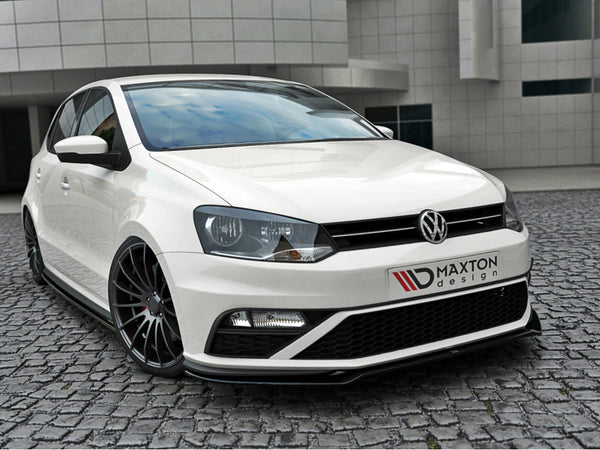 VW - Polo GTI MK5 Facelift: Maxton Front Splitter V2