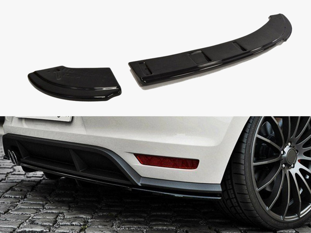 VW - Polo GTI MK5 Facelift: Maxton Rear Splitter (Vertical Bars)