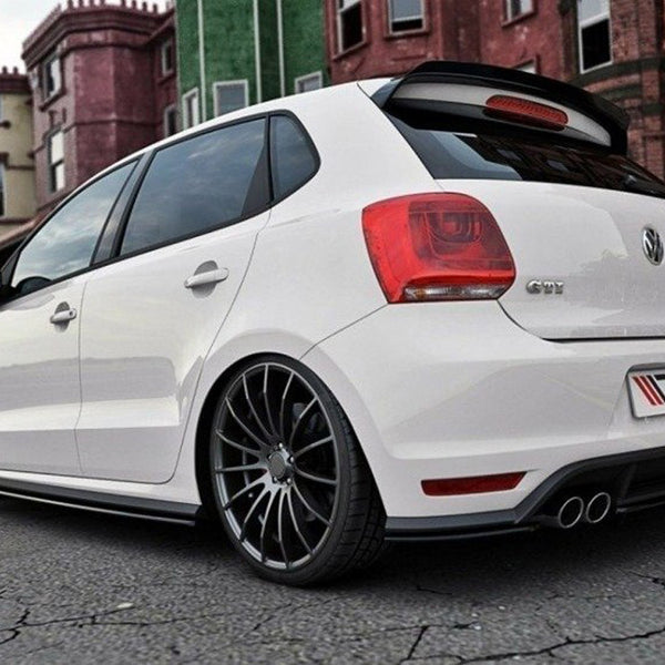VW - Polo GTI MK5 Facelift: Maxton Rear Splitter (Vertical Bars)