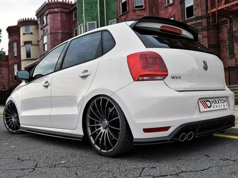 VW - Polo GTI MK5 Facelift: Maxton Rear Splitter (Vertical Bars)