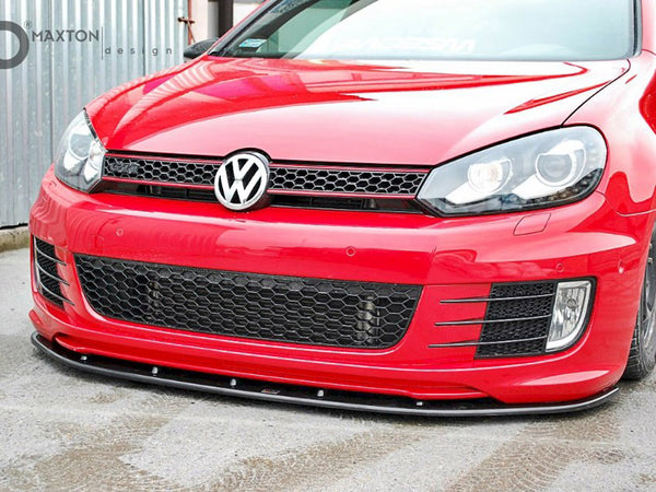VW - Golf VI (For Golf GTI 35TH): Maxton Front Splitter V2