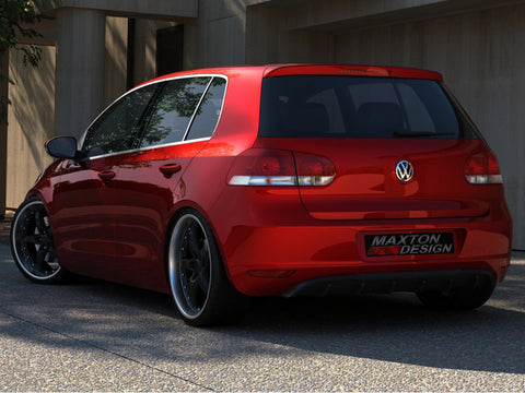 VW - Golf MK6 NO Exhaust CUT OUT (2008-2012): Maxton Rear Diffuser