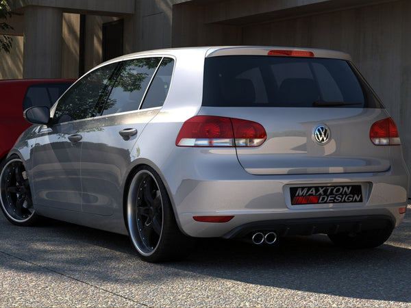 VW - Golf VI With 1 Exhaust HOLE: Maxton Rear Diffuser