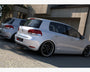VW - Golf VI With 2 Exhaust HOLE: Maxton Rear Diffuser