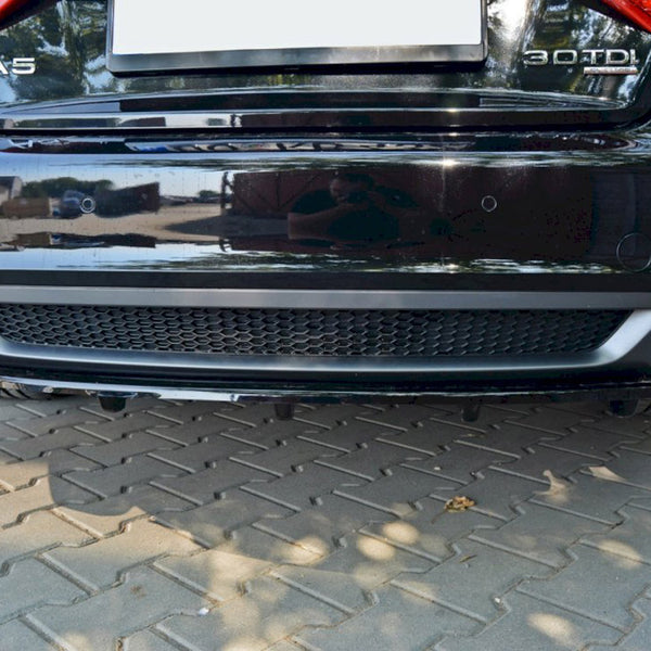 Audi - A5 S Line 8T: Maxton Central Rear Splitter (Vertical Bars)