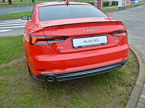 Audi - A5 S Line F5 Coupe / Sportback: Maxton Central Rear Splitter