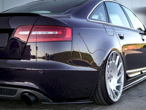 Audi - A6 C6 S Line Facelift Sedan (2008-2011): Maxton Rear Side Splitters