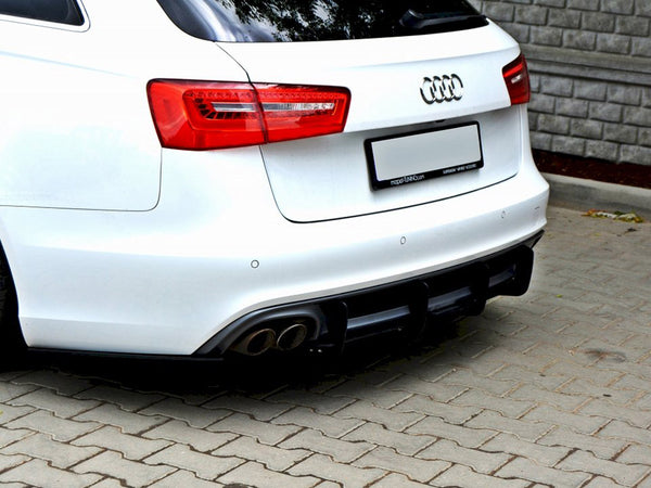 Audi - A6 S Line C7: Maxton Rear Diffuser &amp; Rear Side Splitters