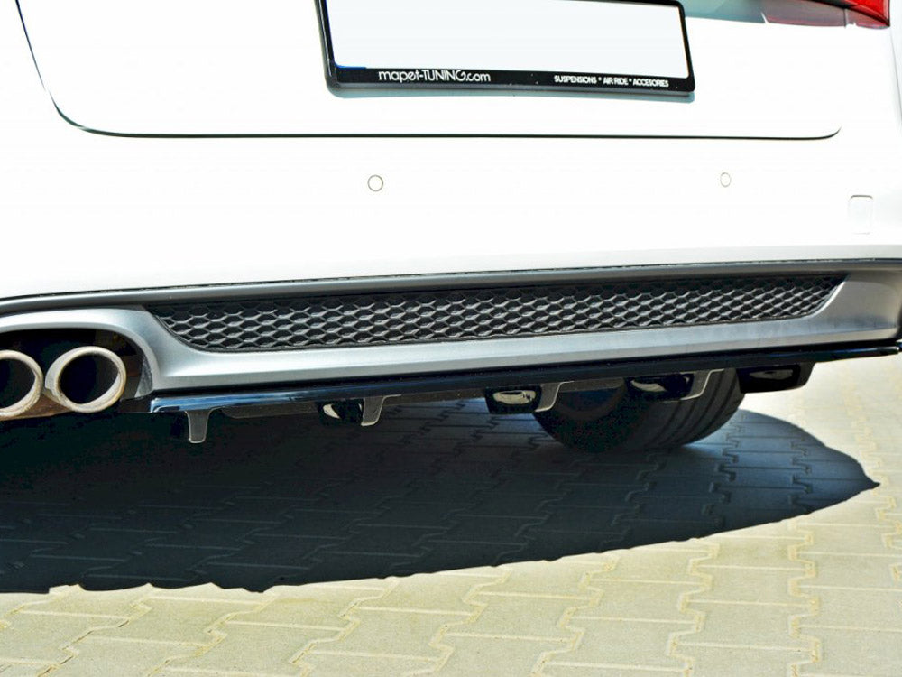 Audi - A6 C7 S Line Avant (2011-2014): Maxton Central Rear Splitter