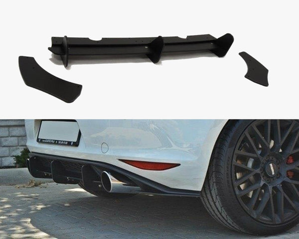 VW Golf MK7 GTI Rear Diffuser &amp; Rear Side Splitters