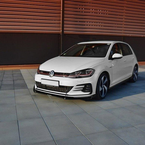 VW - Golf GTI / GTD MK7 Facelift: Maxton Front Racing Splitter V2