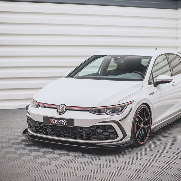 VW - Golf GTI MK8: Maxton Front Bumper Wings (Canards)
